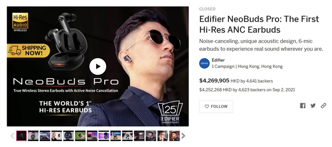 Đánh giá Edifier NeoBuds Pro: Kẻ tự xưng flagship-killer thị trường True Wireless, gọi vốn nửa triệu Đô - Ảnh 1.
