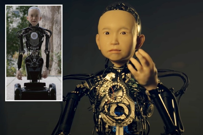 Nhật Bản tạo ra robot trẻ em biết chớp mắt, khuôn mặt có cảm xúc, nhìn vừa hiện đại vừa đáng sợ - Ảnh 8. Nhật Bản tạo ra robot trẻ em biết chớp mắt, khuôn mặt có cảm xúc, nhìn vừa hiện đại vừa đáng sợ - Ảnh 8.