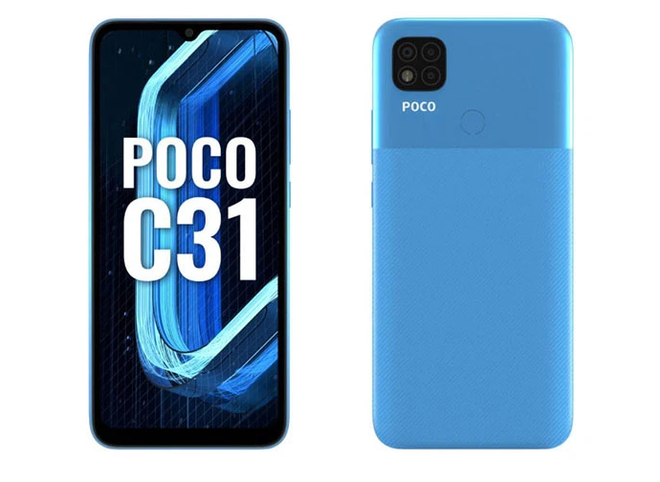 POCO C31 ra mắt: Helio G35, pin 5000mAh, kháng nước, giá từ 2.8 triệu đồng - Ảnh 1. POCO C31 ra mắt: Helio G35, pin 5000mAh, kháng nước, giá từ 2.8 triệu đồng - Ảnh 1.