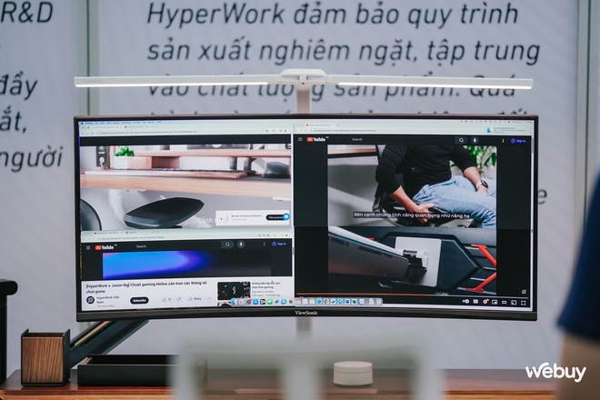 Tham quan hệ sinh thái sản phẩm set-up góc làm việc của HyperWork: Bàn nâng hạ, ghế công thái học, chuột không dây,... đồ gì cũng có!- Ảnh 7.