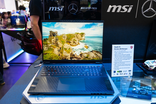 Cận cảnh loạt thiết bị gaming mới của MSI: Laptop kết hợp cùng AMG, máy chơi game cầm tay dùng Intel Lunar Lake- Ảnh 9.