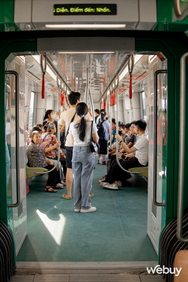 Cuối tuần đi metro Nhổn - Ga Hà Nội: Lướt nhanh, điều hòa mát, vẫn đang miễn phí vé- Ảnh 32.