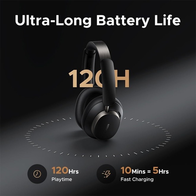 Ugreen có tai nghe mới xịn hơn cả Max5c "quốc dân": Thiết kế như Sony, chống ồn chủ động cực ngon, pin 120 giờ- Ảnh 4. Ugreen có tai nghe mới xịn hơn cả Max5c "quốc dân": Thiết kế như Sony, chống ồn chủ động cực ngon, pin 120 giờ- Ảnh 4.