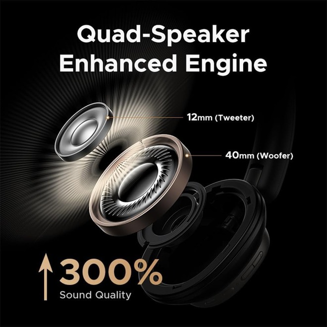 Ugreen có tai nghe mới xịn hơn cả Max5c "quốc dân": Thiết kế như Sony, chống ồn chủ động cực ngon, pin 120 giờ- Ảnh 3. Ugreen có tai nghe mới xịn hơn cả Max5c "quốc dân": Thiết kế như Sony, chống ồn chủ động cực ngon, pin 120 giờ- Ảnh 3.