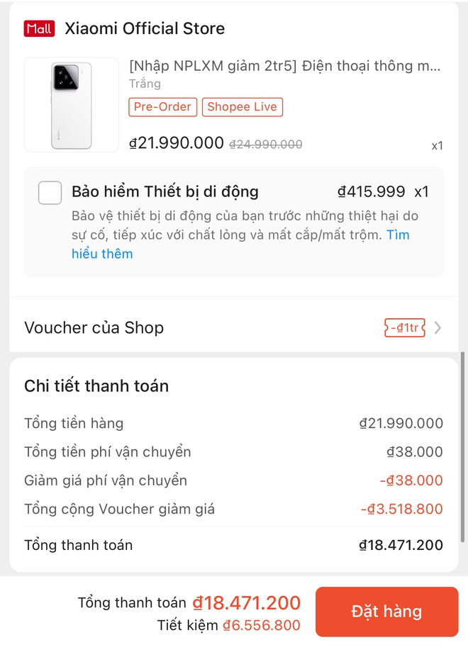 Vừa ra mắt, Xiaomi 15 Ultra đã "sập giá" từ 34,99 triệu còn 26,99 triệu, Xiaomi 15 bản nhỏ cũng chỉ hơn 18 triệu, hóa ra là có lý do cả!- Ảnh 5.