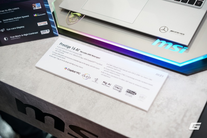 MSI ra mắt laptop Mercedes-AMG: Khi công nghệ và tốc độ kết hợp- Ảnh 6. MSI ra mắt laptop Mercedes-AMG: Khi công nghệ và tốc độ kết hợp- Ảnh 6.