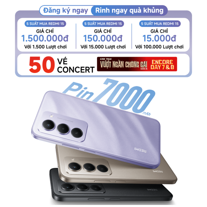 Xiaomi ra mắt điện thoại giá dưới 5 triệu có pin 7.000mAh, màn hình 144Hz, lại còn tặng kèm vé concert hot- Ảnh 1.