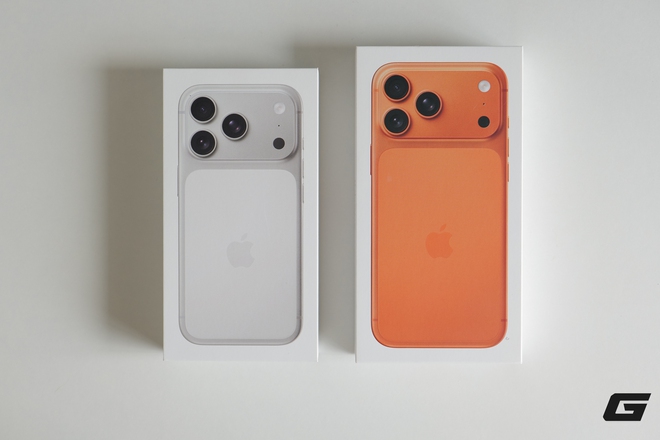 Mở hộp iPhone 17 Pro và iPhone 17 Pro Max chính hãng: Màu cam nổi bật, màu bạc tinh tế, chọn màu nào bây giờ?- Ảnh 1.