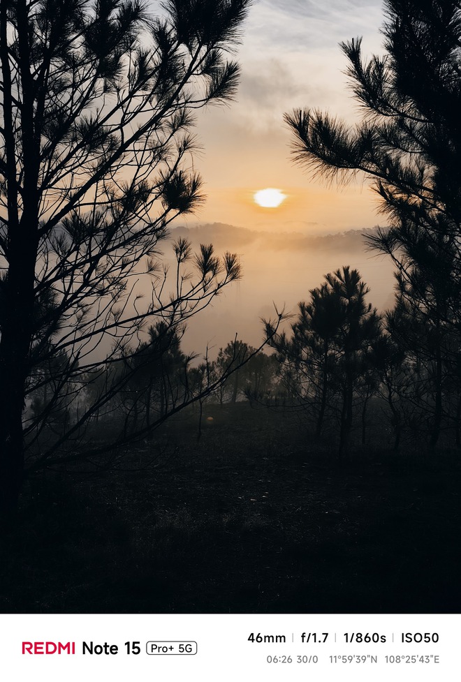 Hoa mai anh đ&agrave;o, m&acirc;y, sương m&ugrave; v&agrave; REDMI Note 15 Pro  - Ảnh 26.