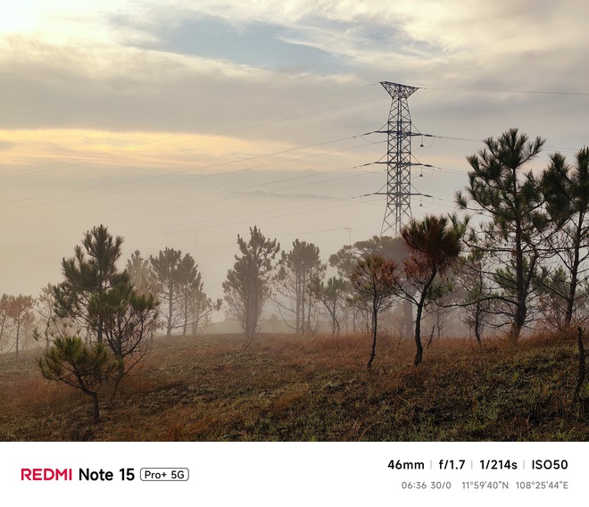 Hoa mai anh đ&agrave;o, m&acirc;y, sương m&ugrave; v&agrave; REDMI Note 15 Pro  - Ảnh 9.