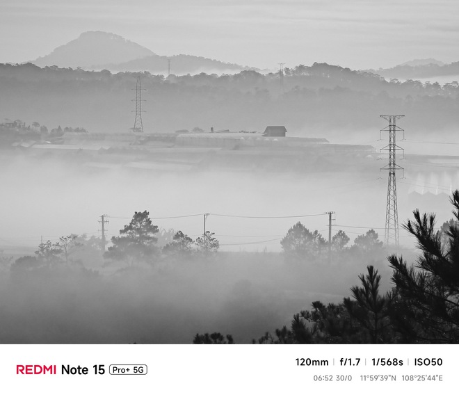 Hoa mai anh đ&agrave;o, m&acirc;y, sương m&ugrave; v&agrave; REDMI Note 15 Pro  - Ảnh 20.