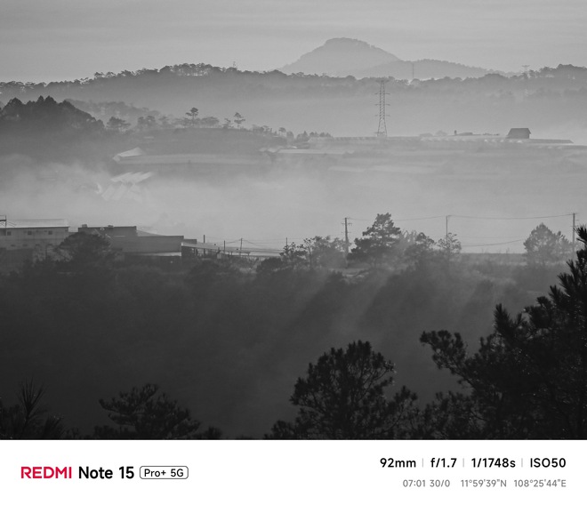 Hoa mai anh đ&agrave;o, m&acirc;y, sương m&ugrave; v&agrave; REDMI Note 15 Pro  - Ảnh 21.