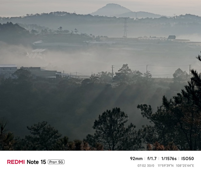 Hoa mai anh đ&agrave;o, m&acirc;y, sương m&ugrave; v&agrave; REDMI Note 15 Pro  - Ảnh 24.