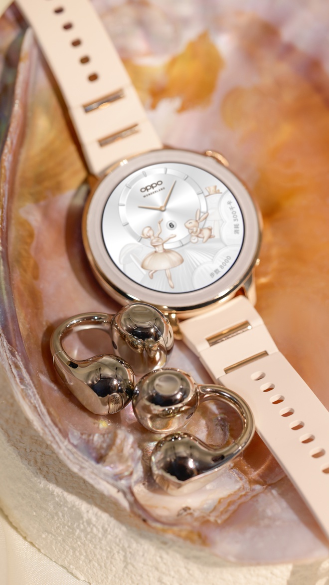 OPPO ra mắt smartwatch phủ v&agrave;ng 18K cho người d&ugrave;ng nữ, gi&aacute; từ 7 triệu đồng - Ảnh 5.