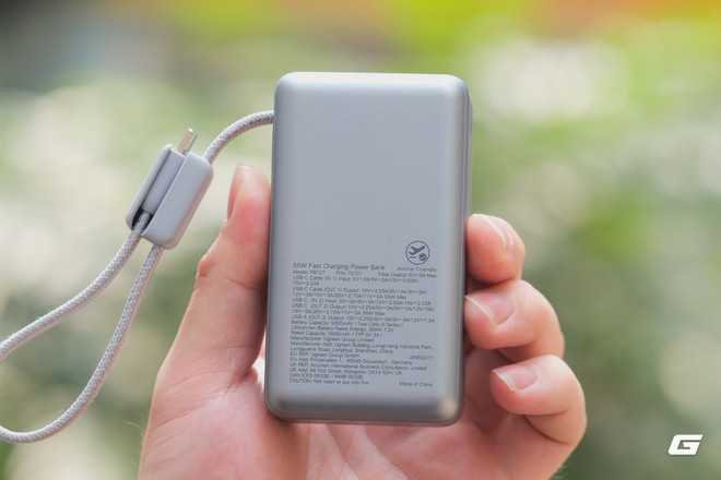 Pin dự ph&ograve;ng nhỏ gọn, t&iacute;ch hợp d&acirc;y USB-C, c&ocirc;ng suất cao sạc được cả MacBook m&agrave; ai cũng n&ecirc;n sắm một chiếc! - Ảnh 5.