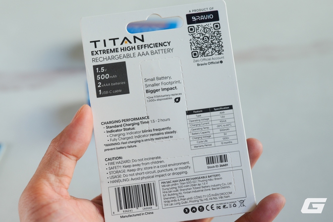 Dùng thử pin tiểu sạc lại qua USB-C: Hợp với các thiết bị “ngốn pin”, khỏi lo dòng yếu làm tụt hiệu năng, chảy nước - Ảnh 7.
