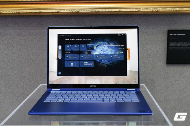 Cận cảnh laptop Van Gogh giới hạn của MSI tại Computex 2026: Đẹp hơn mọi laptop gaming từng thấy - Ảnh 4.