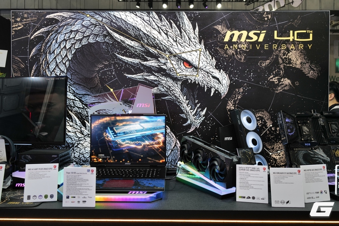 Dạo một vòng booth MSI tại Computex 2026: dàn phần cứng Draco Epic kỷ niệm 40 năm và loạt gaming gear mới - Ảnh 5.