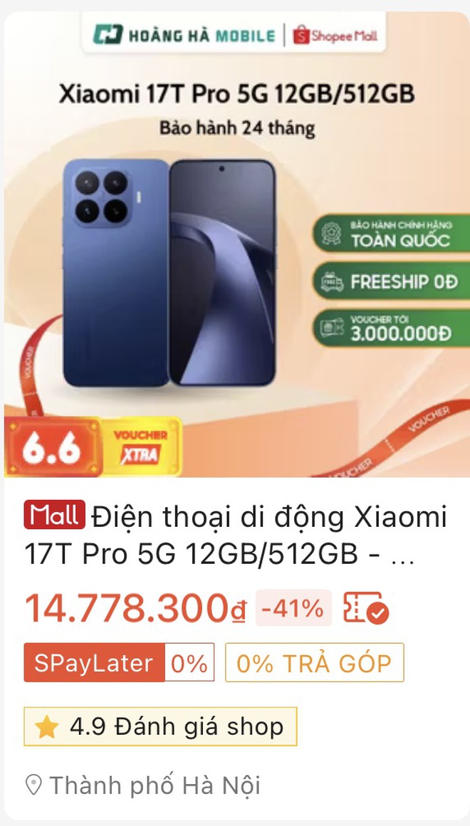 Xiaomi 17T Series tăng trưởng đặt trước 40% tại Việt Nam, ưu đ&atilde;i giảm 3,5 triệu k&eacute;o d&agrave;i đến 21/6 - Ảnh 4.