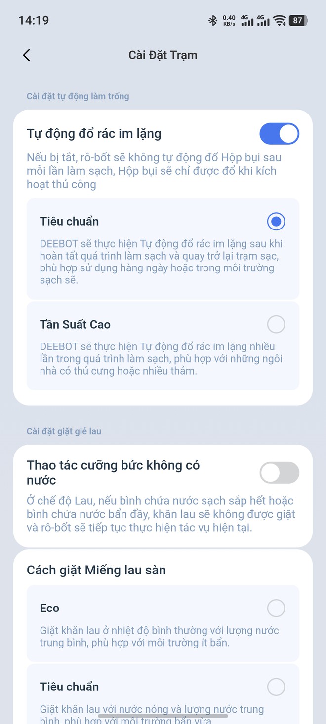 Dùng thử Ecovacs Deebot T80 Max Omni: Hút 40.000Pa, lau bằng con lăn 27cm, tự làm sạch gần như mọi thứ - Ảnh 14.