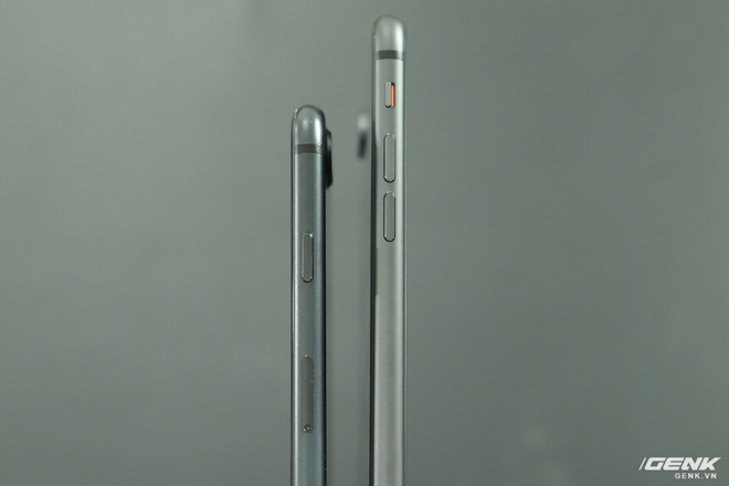 
Viền của iPhone 8 Plus Space Grey có màu xám

