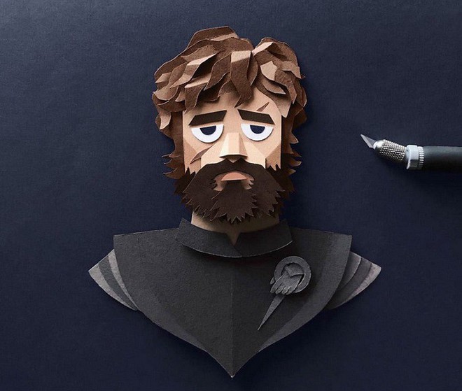 Ngắm trọn bộ nhân vật trong series phim Game of Thrones được tạo hình từ nghệ thuật cắt giấy điêu luyện - Ảnh 10.