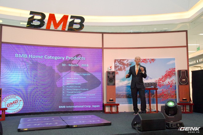 
Tổng giám đốc điều hành BMB từ Nhật Bản cũng sang tham dự và giới thiệu các sản phẩm mới
