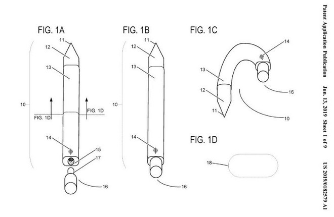 Microsoft đang nghiên cứu loại bút Surface Pen dẻo, có thể uốn cong thành tai nghe không dây - Ảnh 2.