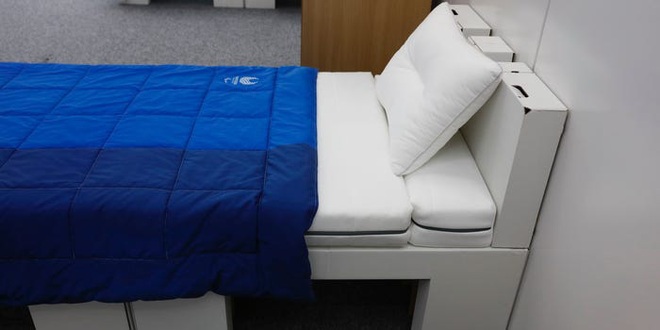 Nhật Bản trang bị giường bằng bìa cứng tại làng Olympic, vô cùng chắc chắn, chịu lực tải gần 200kg - Ảnh 2.
