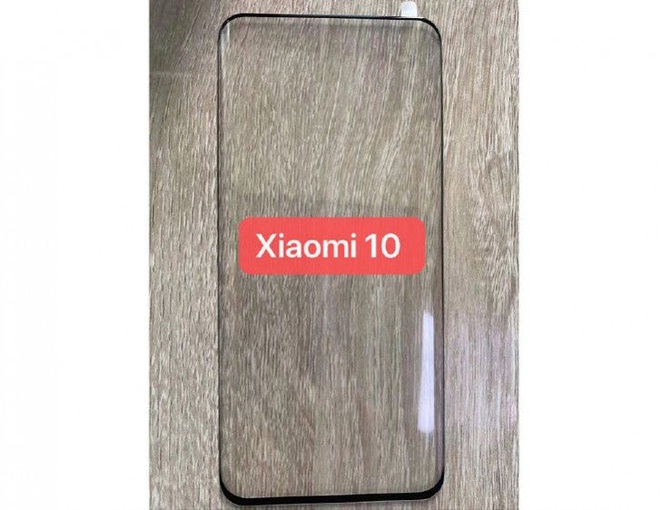 Lộ tấm kính màn hình Xiaomi Mi 10, xác nhận thiết kế thác đổ, không viền, không rãnh, không lỗ - Ảnh 1.