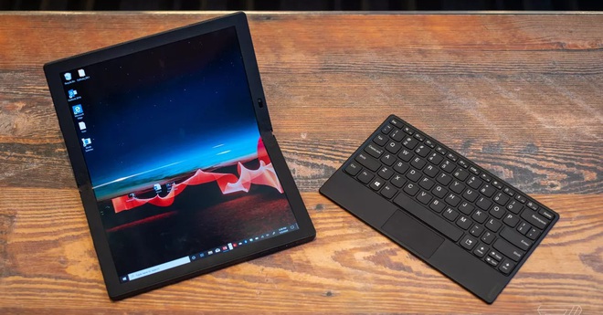 [CES 2020] Lenovo ra mắt ThinkPad X1 Fold với màn hình OLED gập, giá gần 60 triệu đồng - Ảnh 1.