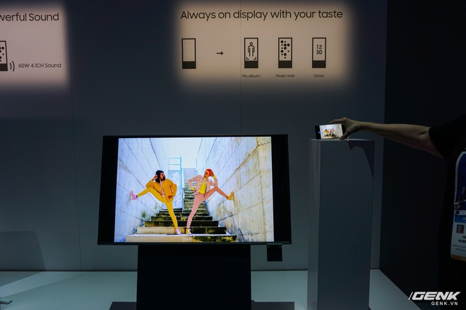 [CES 2020] Trải nghiệm nhanh chiếc TV Sero của Samsung: Xoay ngang dọc đều được, kết nối nhanh chóng, hỗ trợ cả AirPlay 2 - Ảnh 3.