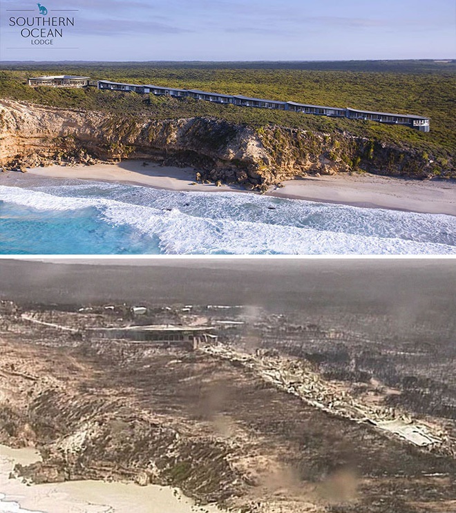 Chùm ảnh đau lòng: Nước Úc trước và sau khi ngọn lửa hung tàn quét qua - Ảnh 3.