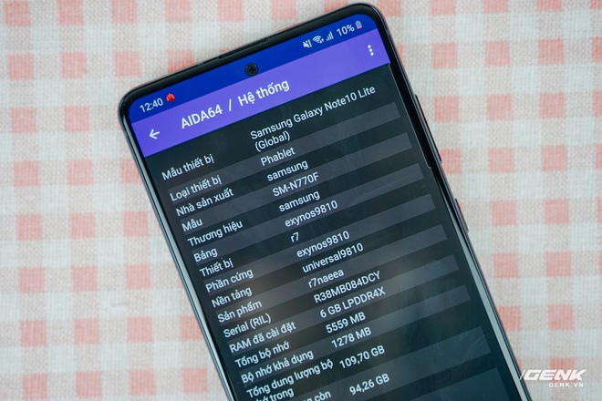 Đánh giá hiệu năng và thời lượng pin Galaxy Note10 Lite: Phiên bản rút gọn không hề yếu tí nào - Ảnh 5.