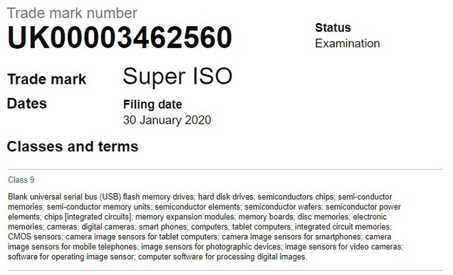 Samsung đăng ký thương hiệu Super ISO cho Galaxy S20 - Ảnh 2.