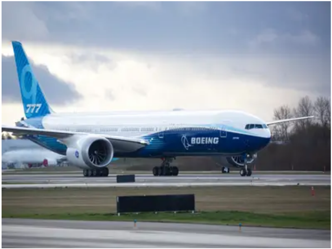 777X: flagship khổng lồ mới của Boeing vừa thực hiện thành công chuyến bay đầu tiên - Ảnh 16. 777X: flagship khổng lồ mới của Boeing vừa thực hiện thành công chuyến bay đầu tiên - Ảnh 16.