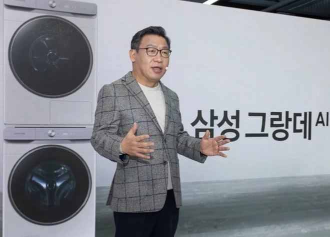 Samsung ra mắt máy giặt kiêm sấy có ứng dụng AI giúp việc giặt giũ khoa học, tiết kiệm hơn - Ảnh 1.