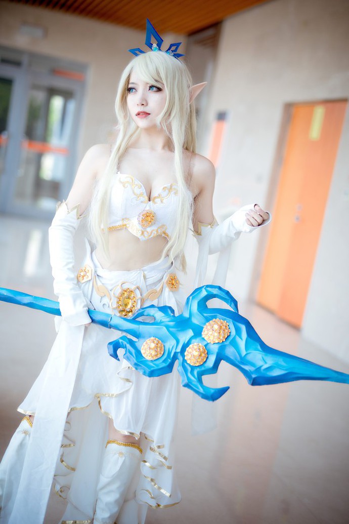 Ngắm cosplay nữ thần Janna cực xinh đẹp và gợi cảm - Ảnh 1.