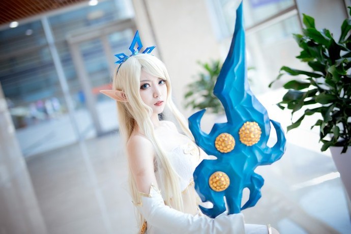 Ngắm cosplay nữ thần Janna cực xinh đẹp và gợi cảm - Ảnh 4.