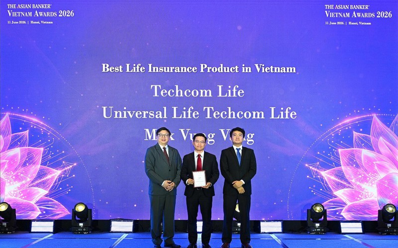 Techcom Life trở thành công ty bảo hiểm nhân thọ tiên phong tại Việt Nam giành cú đúp giải thưởng The Asian Banker