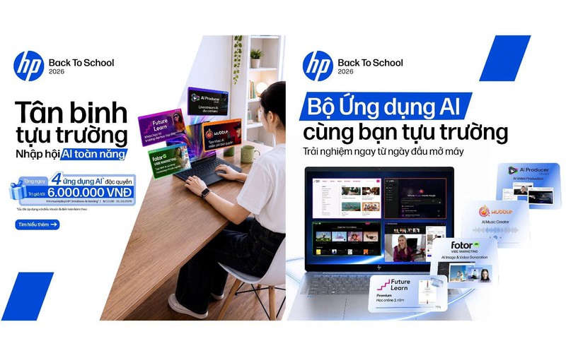 Mua HP OmniBook/Gaming nhận 4 ứng dụng AI miễn phí