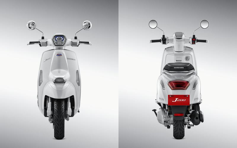 Thách thức Honda SH, xe tay ga Ý Lambretta J200 lộ diện sở hữu phanh ABS hai kênh