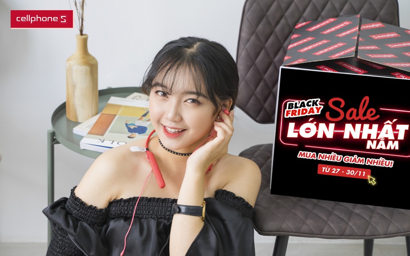 Mời anh em vào săn đồ công nghệ giảm 50%++ tại CellphoneS dịp Black Friday