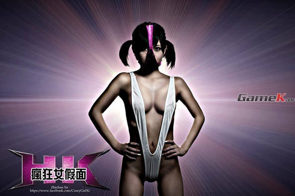 Khó đỡ với bộ cosplay Hentai Kamen của mỹ nữ xứ Đài 4