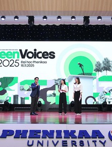 Sinh viên Phenikaa ví xe xăng như "Nokia 1280 thời chưa chịu nâng cấp": Sân chơi Green Voices nóng hơn dự đoán