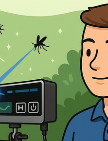 Chiếc máy này diệt muỗi bằng laser: 'Hạ' liền một phát 30 con / giây, giá 13 triệu Đồng