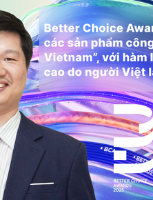 PGS.TS Lê Hoàng Sơn: Better Choice Awards cần ưu tiên các sản phẩm công nghệ “Make in Vietnam”, với hàm lượng chất xám cao do người Việt làm chủ