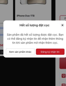 Cọc 30 triệu đồng, canh đúng 19h để bấm đặt, nhiều người Việt vẫn lỡ "chuyến" iPhone Duo đầu tiên: Đặt bây giờ thì phải đến Tết năm sau mới cầm được máy