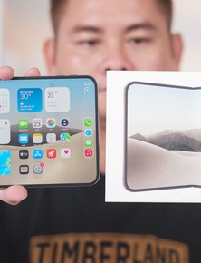Trên tay iPhone Duo bản thương mại chính hãng: Nếp gấp rõ dần, giá từ 64,99 triệu đồng