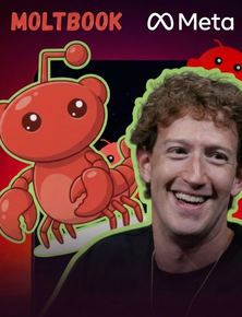 Chi tiền mua một mạng xã hội dành cho AI, được code bằng AI, Mark Zuckerberg đang toan tính gì?